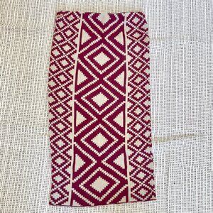 Vintage Y2K Windsor aztec sweater midi pencil skirt